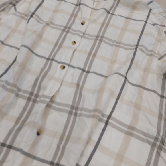 5/$10 Jachs Girlfriend Cut Shirt sz XXL Stripe Shirt Button Down - Picture 2 of 3